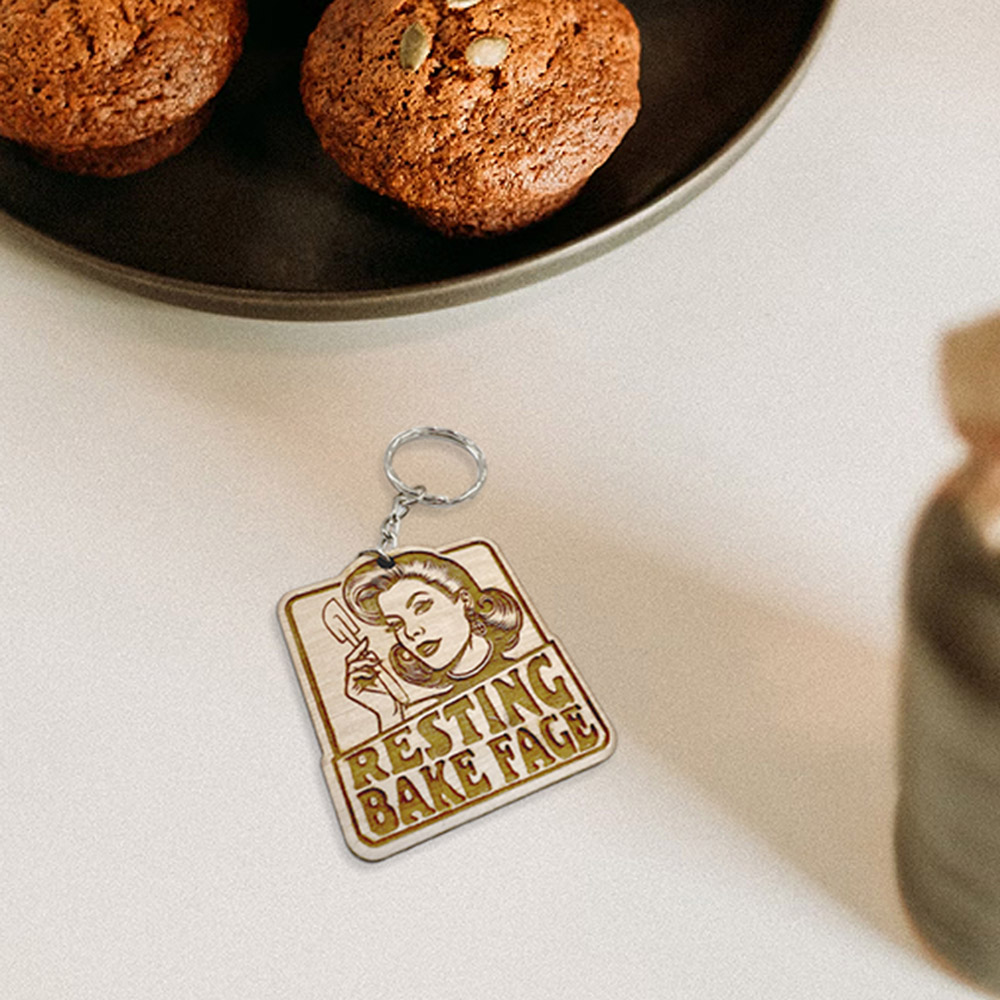 Keyring - Resting Bake Face